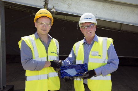 Balfour Beatty marks high point on new hospital in Welwyn Garden City