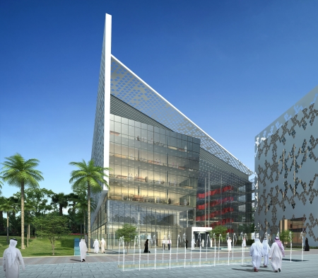 The Cresent Building, King Fahad Medical City (Devereux Architects) won the award for Best Conceptual Healthcare Building