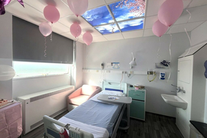 Bedford Hospital's new end-of-life care Blossom Room