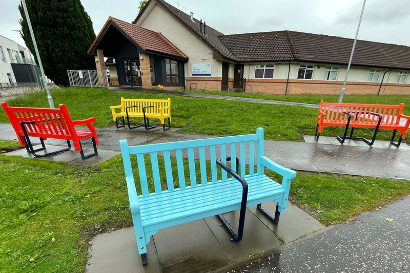 Bellfield Centre unveils age supportive benches
