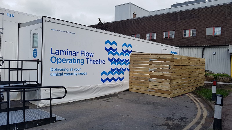 Bespoke mobile healthcare suite provides ophthalmic hub for NHS trust