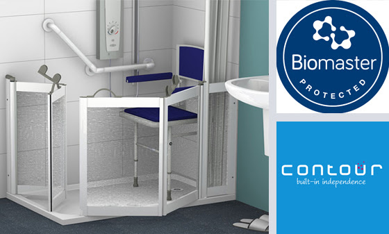 Best-in-class shower tray with Biomaster technology 