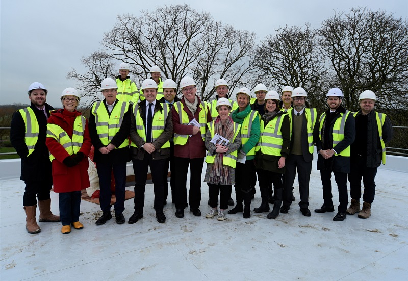 Bird’s-eye view for doctors as new medical centre tops out