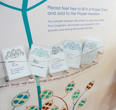 Blackburn hospital unveils new 'Prayer Meadow'