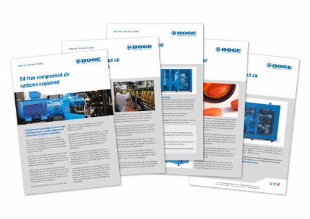 BOGE publishes new guide to oil-free compressed air