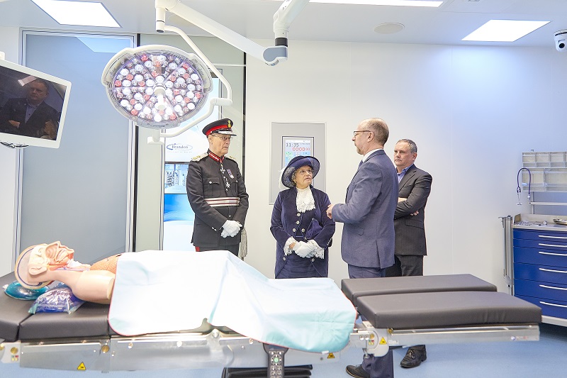The iTCP panel gathers data about the environment inside and outside the theatre and can spot issues which could affect the patient