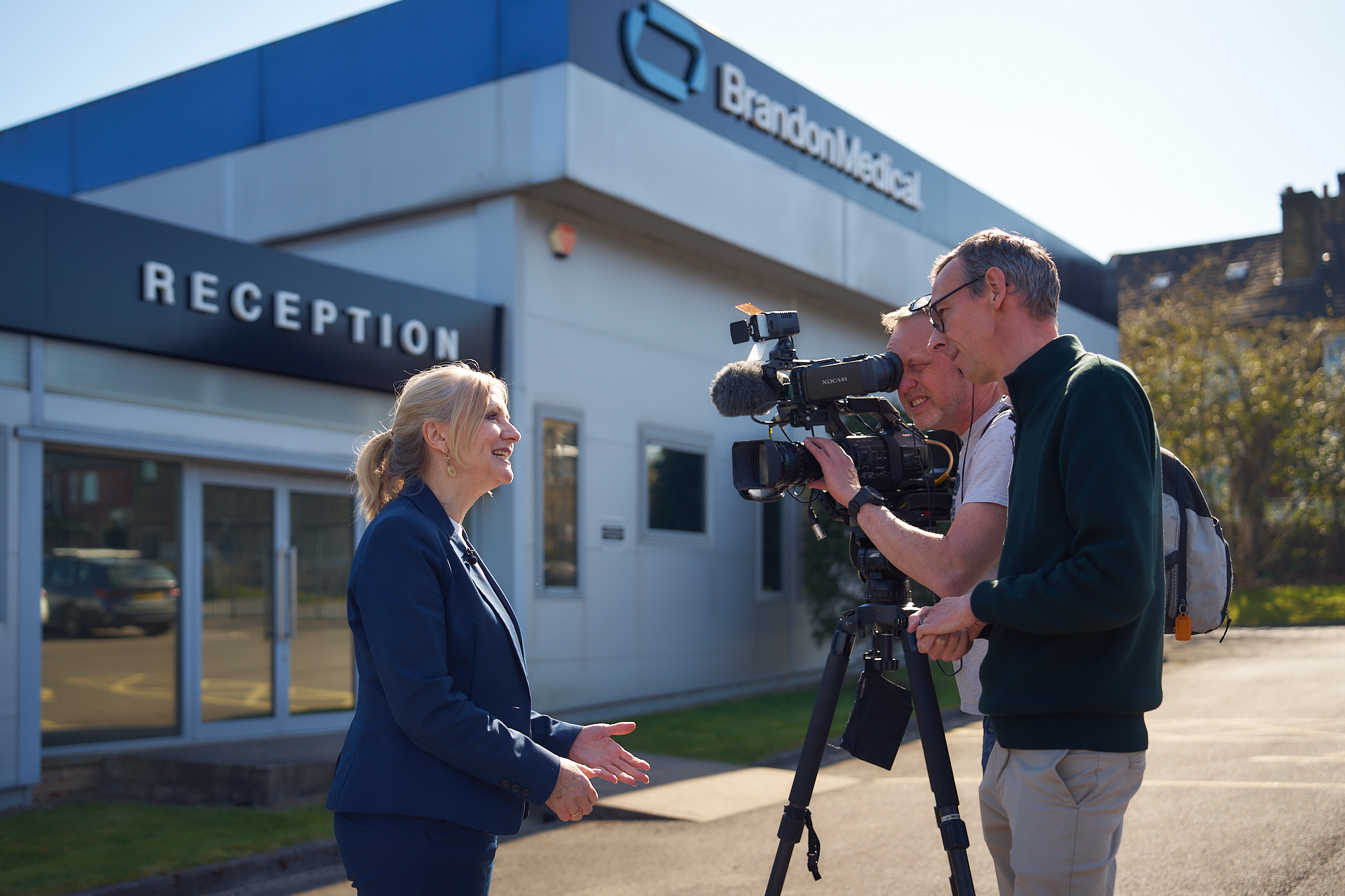 Brandon Medical welcomes Mayor Tracy Brabin for the launch of West Yorkshire’s £160 million Investment Zone