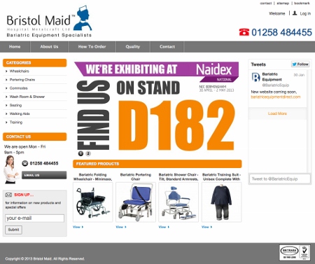 Bristol Maid launches dedicated bariatric website