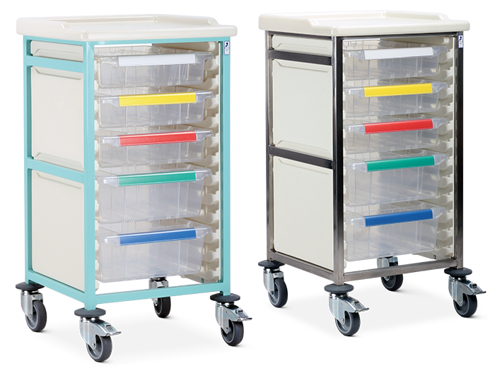 Bristol Maid’s configurable caretray trolley suits all disciplines