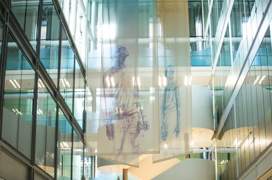 UCLH NHS Foundation Trust and Dryden Goodwin won the 2021 Award for Best Collaborative Arts Project (Static) for Held and Sensed