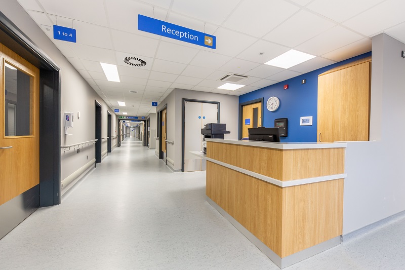 The trust is renting the ward space, minimising the upfront investment needed and ensuring the facility is futureproofed