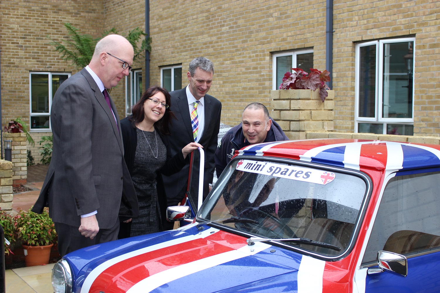 Charity funds post-war dementia garden at Chase Farm Hospital