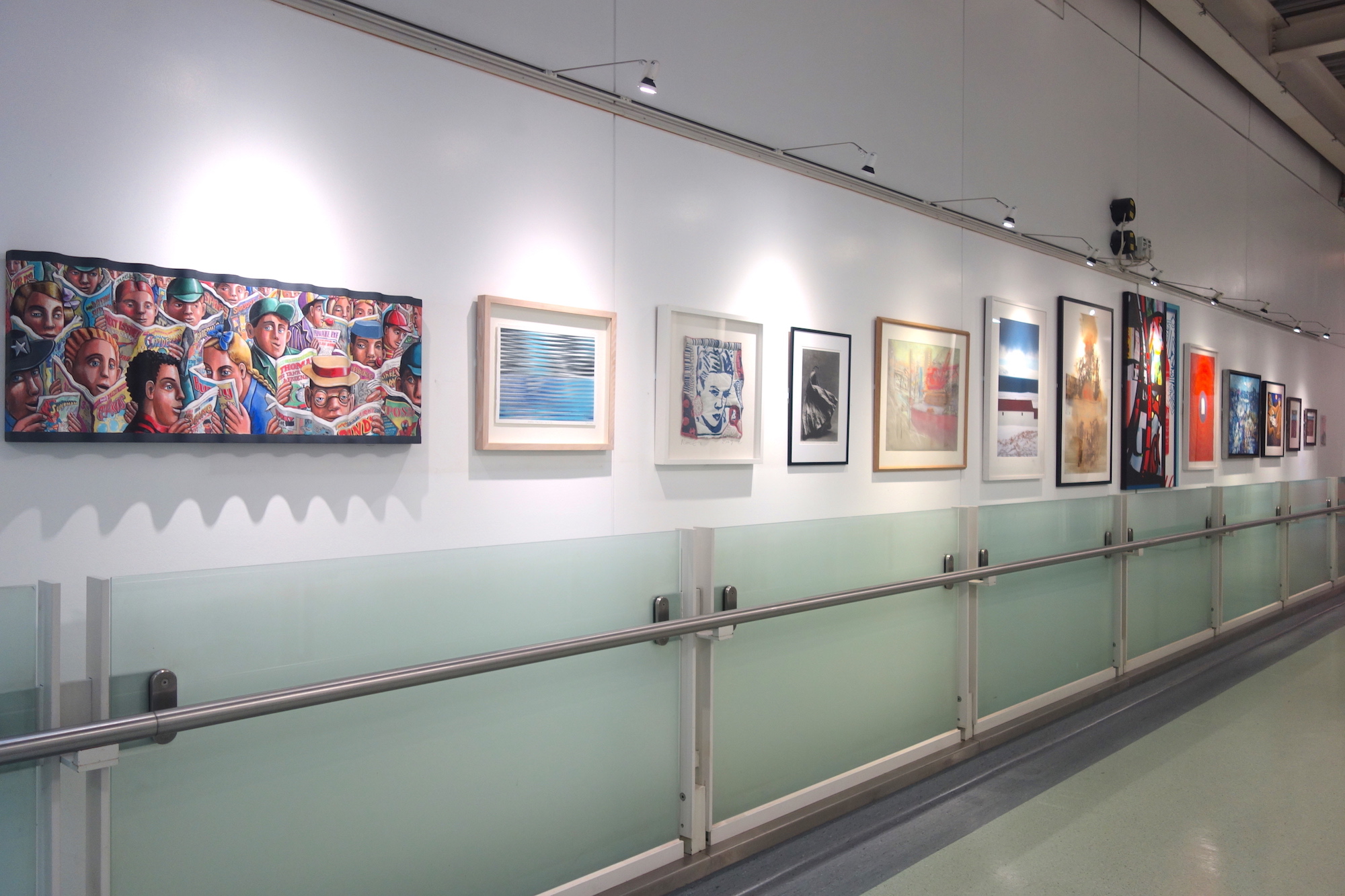 Chelsea Arts Club exhibition at Chelsea and Westminster Hospital
 
