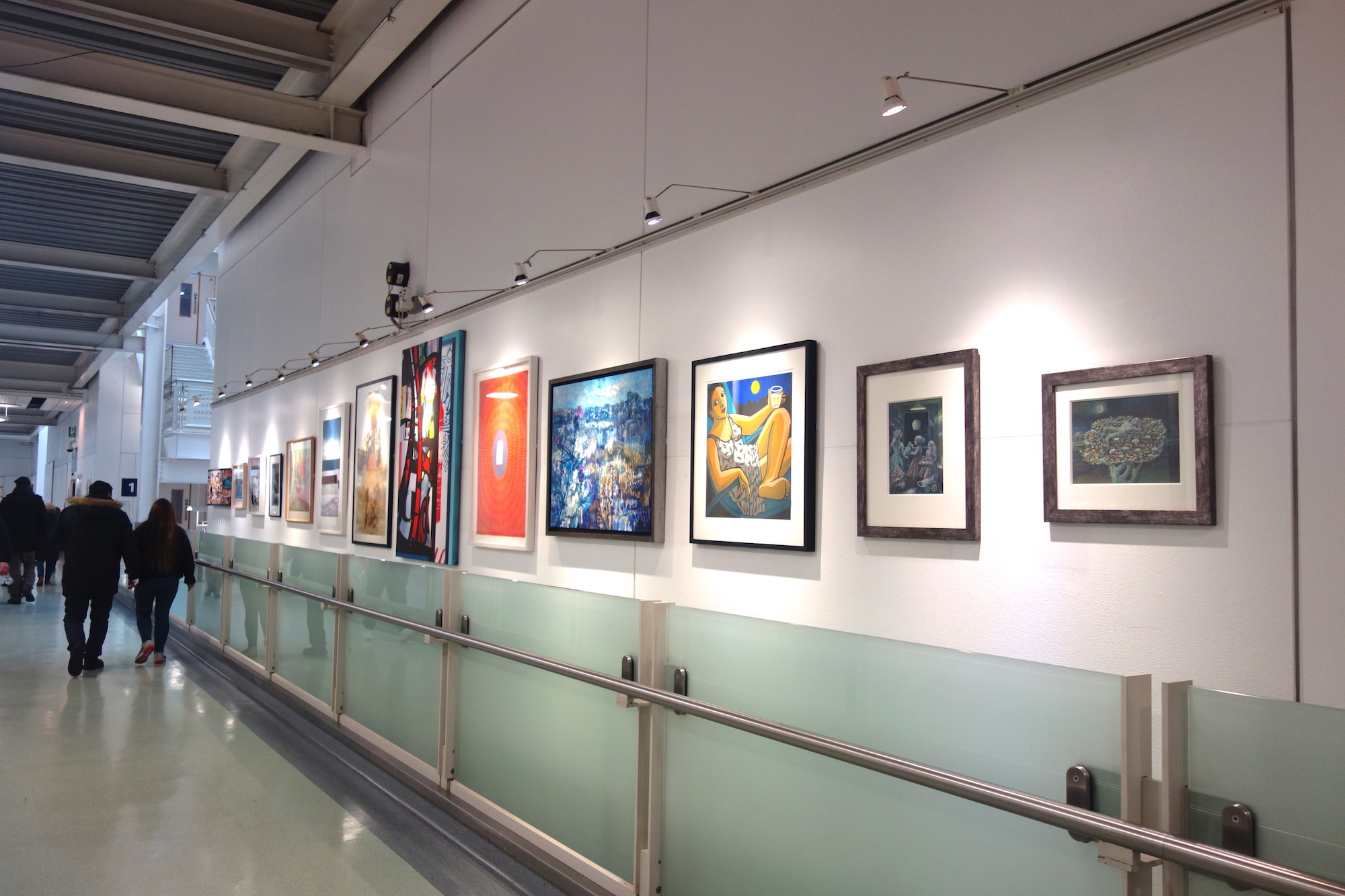 Chelsea Arts Club exhibition at Chelsea and Westminster Hospital
 
