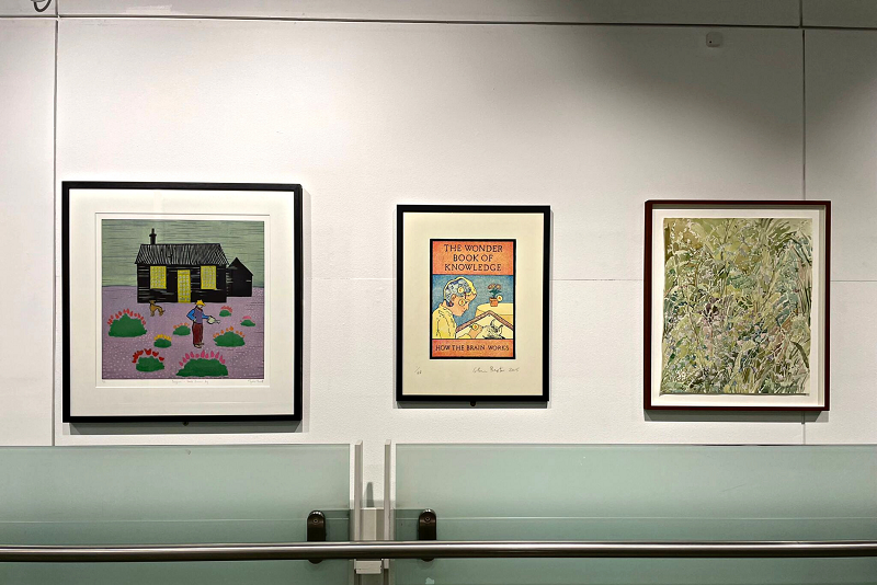 The works encompass a varity of mediums, including photography, painting and illustrations