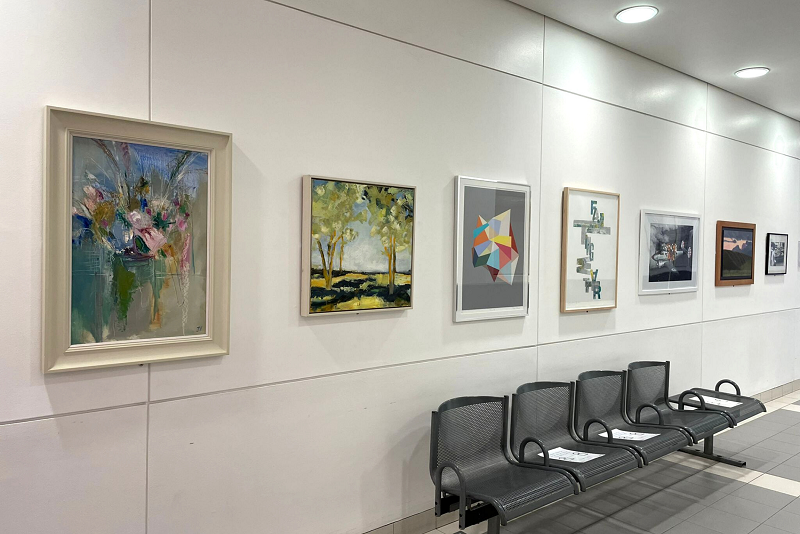 Chelsea Arts Club exhibition unveiled within hospital