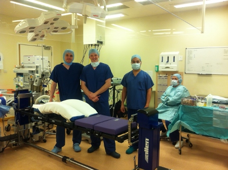 Cheltenham Nuffield first hospital outside US to use new spinal table