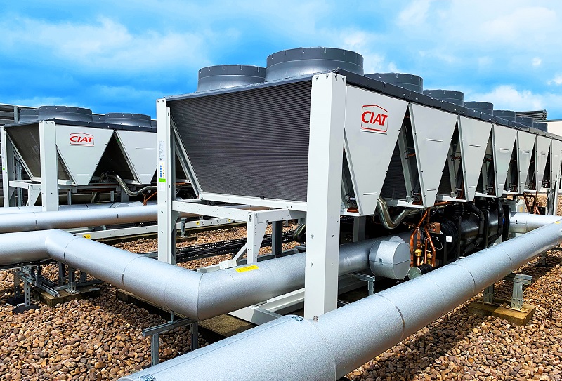 The second chiller was installed on the hottest day ever recorded in the UK