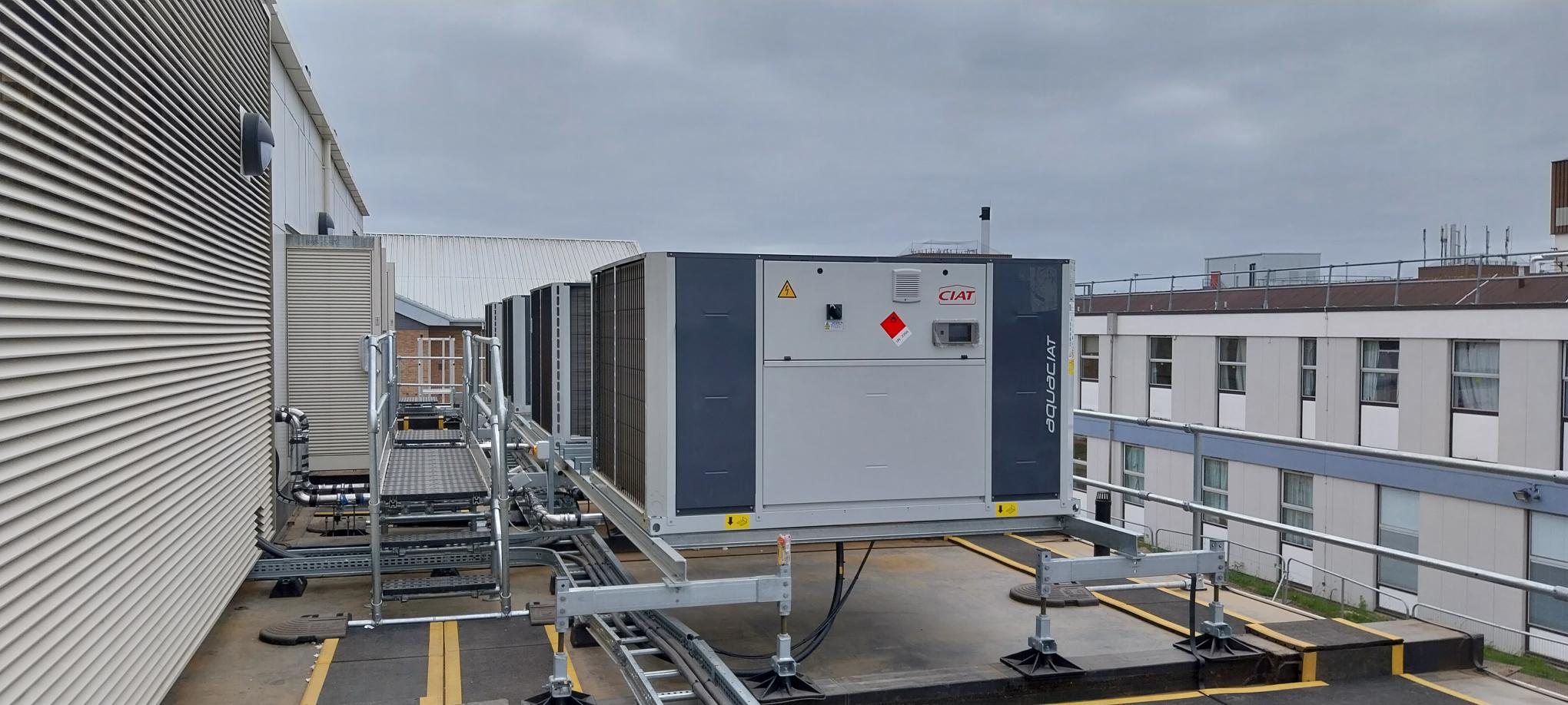 CIAT chillers and heat pumps installed at innovative James Paget University Hospital Modular Ward