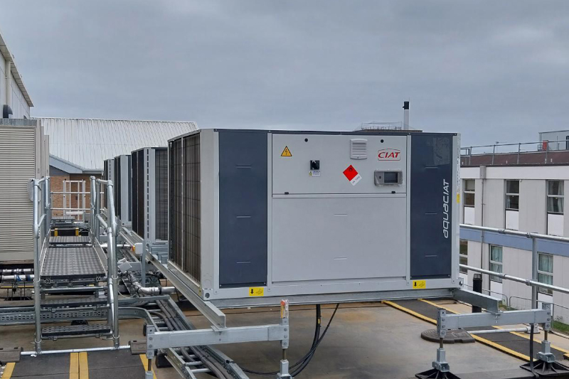 CIAT chillers and heat pumps installed at innovative James Paget University Hospital Modular Ward