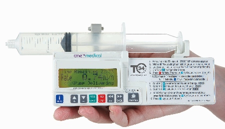 CME Medical\'s T34 Ambulatory Syringe Pump improves safety of palliative care