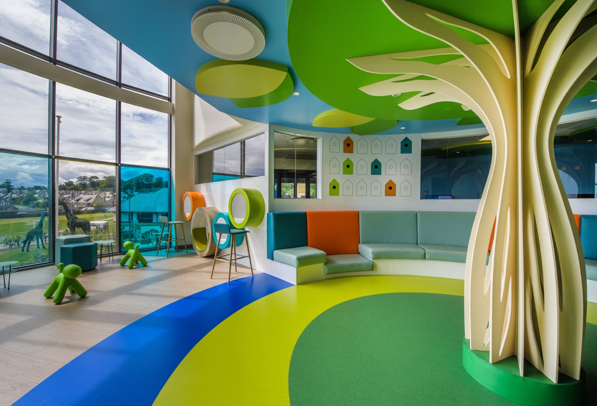 Colour psychology – Forbo helps revive children’s hospital