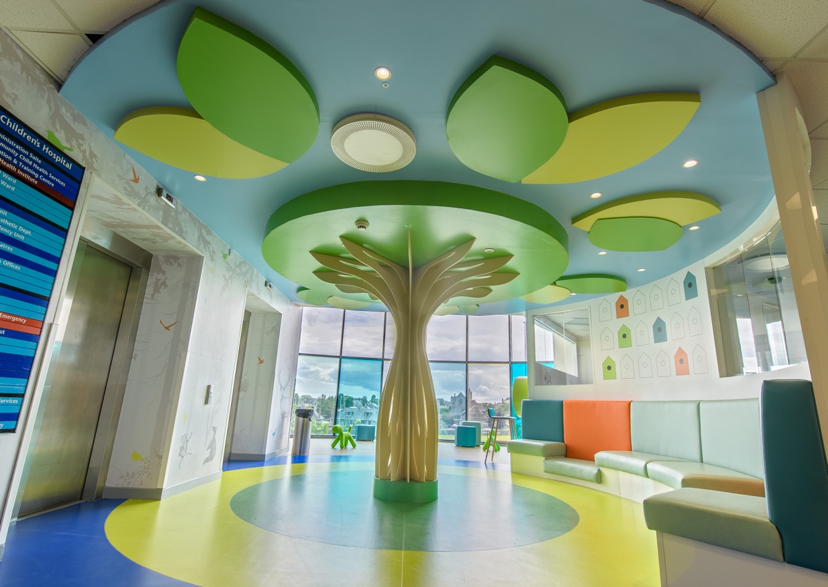 Colour psychology – Forbo helps revive children’s hospital