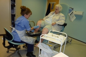 Community nurses design new trolley for leg ulcer patients