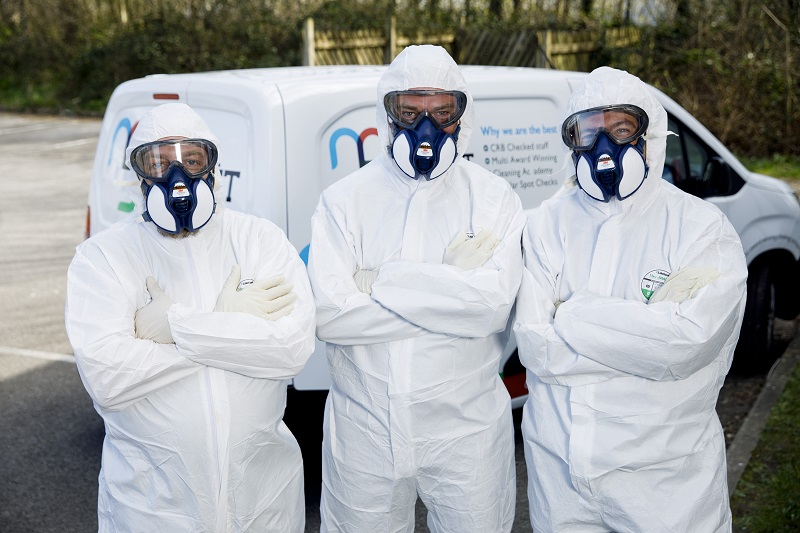 Mrs Buckét has set up a rapid COVID-19 service sanitising and cleaning GP surgeries and other high-risk environments