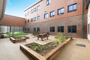 Crittall-Fendor window specified for secure hospital