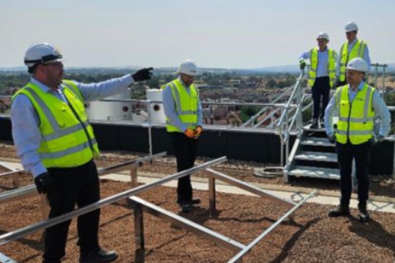 Dalkia UK Board visits four-storey Shrewsbury & Telford Hospital site as project progresses