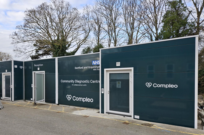 New interim Community Diagnostic Centre: Dartford and Gravesham NHS teams up with Compleo Health