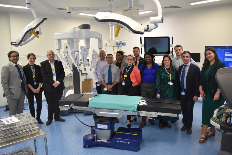 Dartford and Gravesham NHS Trust performs the first robotic-assisted hysterectomy