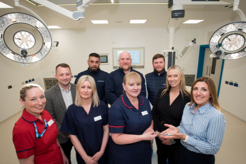 Darwin Group hands over first-of-its-kind temporary theatre facility at Doncaster Royal Infirmary