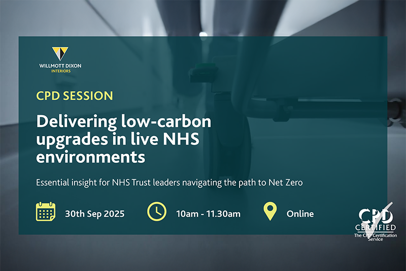 Delivering low-carbon upgrades in live NHS environments