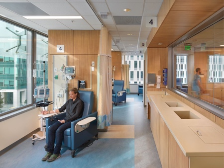 Designing wellbeing and improved outcomes into cancer centres