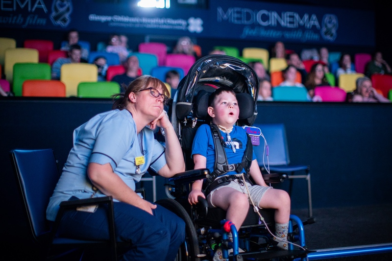 MediCinema at Glasgow’s Royal Hospital for Children-Queen Elizabeth University Hospital