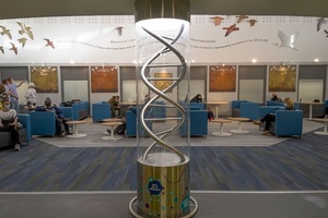 DNA sculpture unveiled at Kent hospital