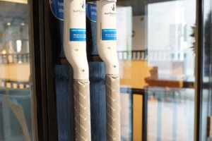 Door furniture helps to prevent the spread of bacteria and viruses