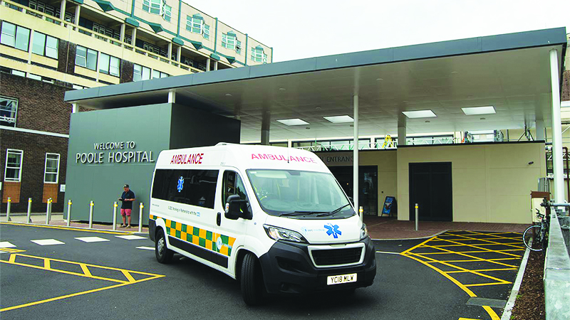 Dorset hospital regenerates main entrance
