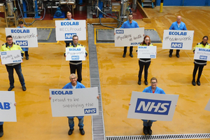 Ecolab to deliver five million litres of hand sanitiser to the NHS