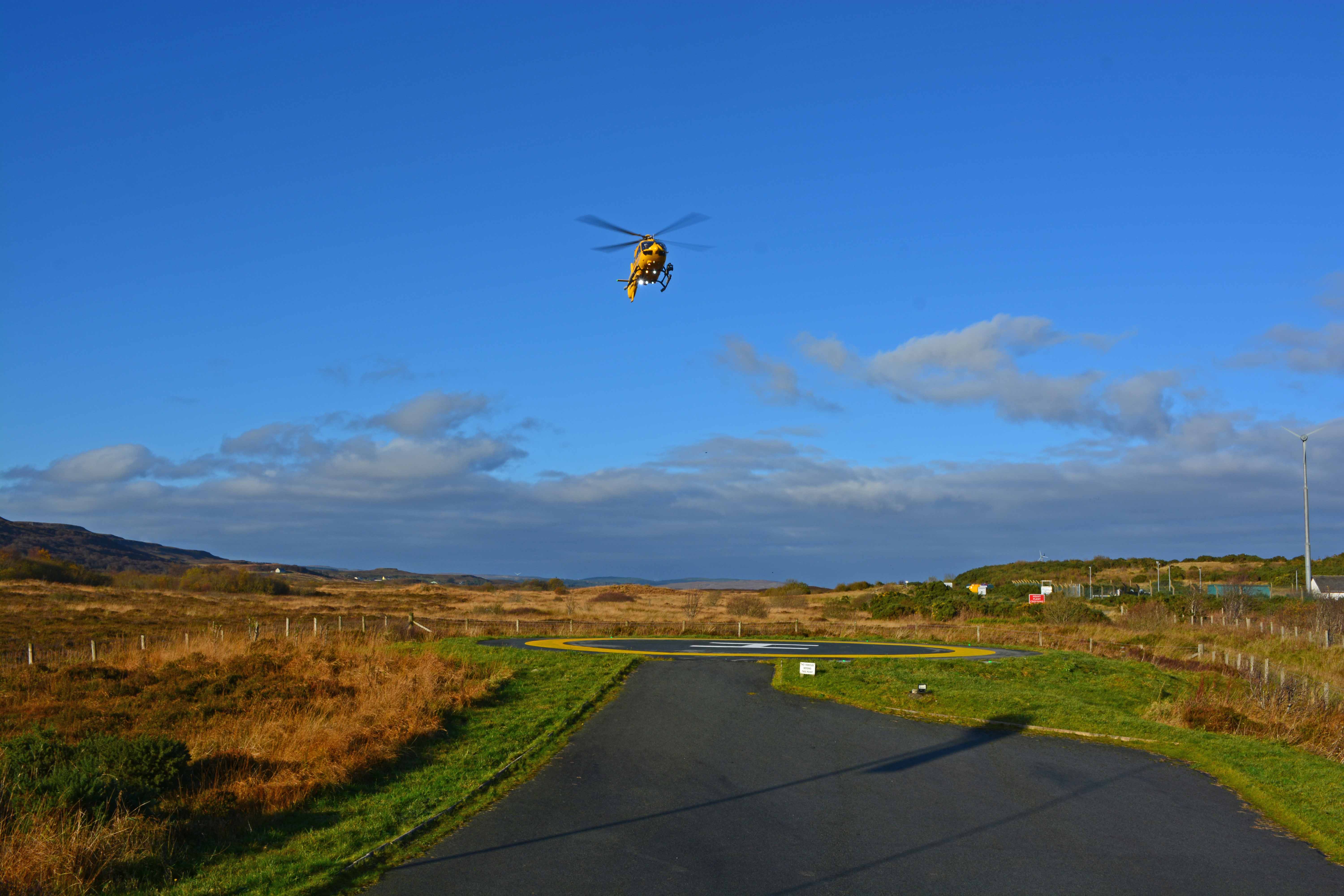 Emergency response helipad opens on Skye after funding from the HELP Appeal