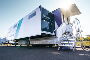 EMS Healthcare will showcase its mobile high-capacity unit at Healthcare Estates 2024