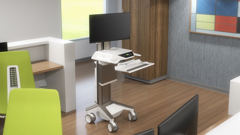 Ergotron launches CareFit Pro medical carts and accessories 