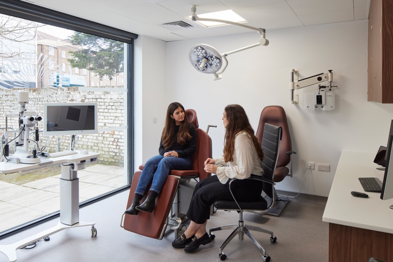 Ex-retail space turns into cataract surgery clinic in refurbishment