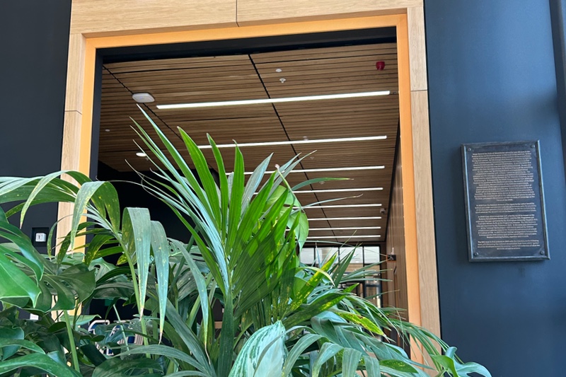- A view from the entrance hall of the NRC -