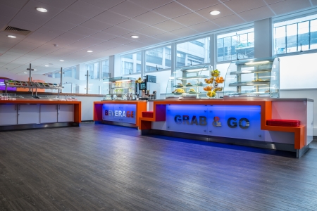 Expona Flow helps to refresh University Hospital Wales restaurant