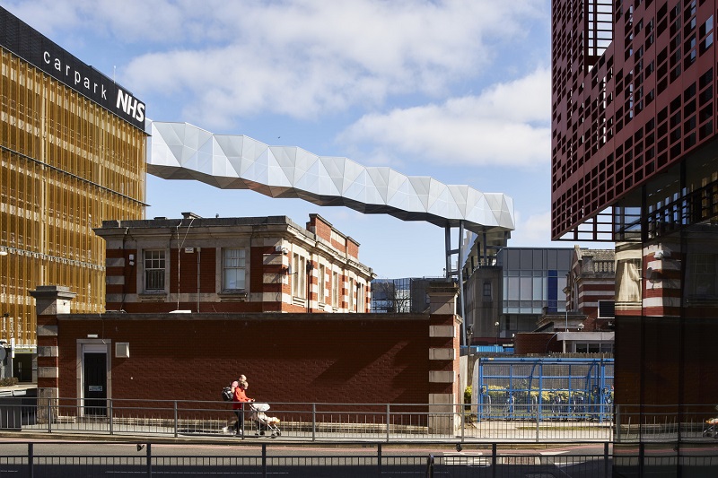 Eye-catching hospital 'Corridor in the Sky' is completed