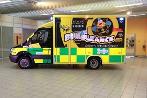 Ferno creates a buzz for world-first child-friendly BUMBLEance