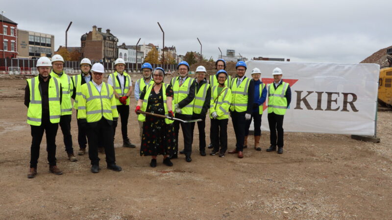 First spade in ground for new NHS diagnostic facility